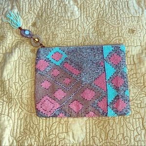 Anthropologie beaded clutch
